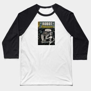 Robot Romance comic book (small) Baseball T-Shirt